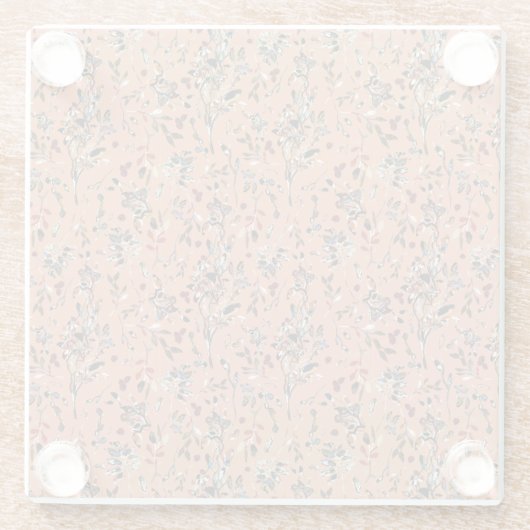 Blätter Berries Orange Wählen Sie eine andere Spei Glasuntersetzer (Rückseite)