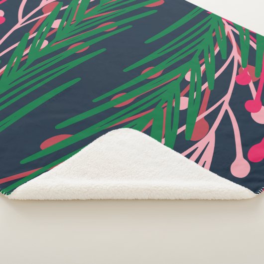 Blätter & Berries Sherpadecke (3/4)