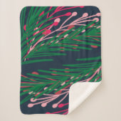 Blätter & Berries Sherpadecke (Vorderseite)