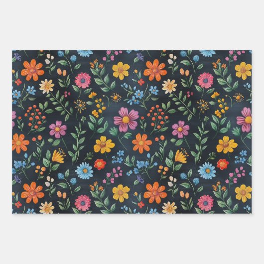 Blätter & Blume Khalk Zeichnend Herbstgeschenk (Vorderseite 3)