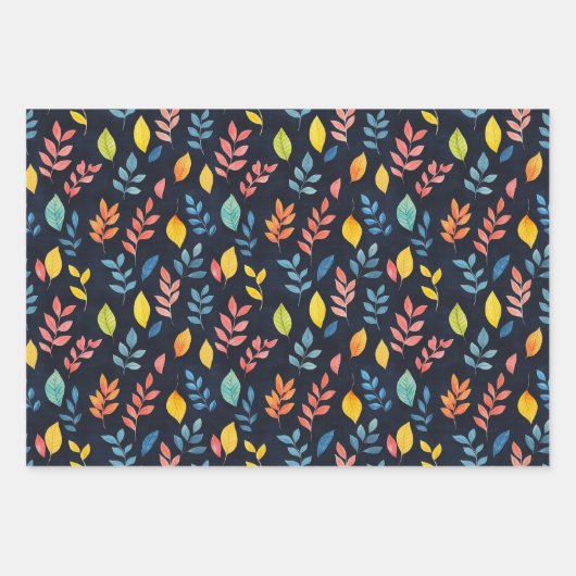 Blätter & Blume Khalk Zeichnend Herbstgeschenk (Vorderseite 2)