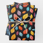 Blätter & Blume Khalk Zeichnend Herbstgeschenk (Beispiel)