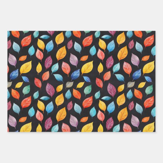 Blätter & Blume Khalk Zeichnend Herbstgeschenk (Vorderseite)