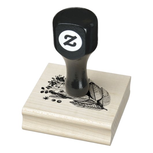 Blätter Blumenstrauß Blume Gummistempel (Stempel)