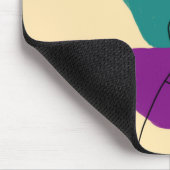 Blätter Boho-Illustration Mousepad (Ecke)