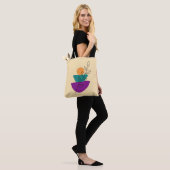 Blätter Boho-Illustration Tasche (Am Model)