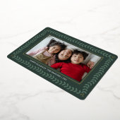 Blätter botanischer Rahmen Weihnachtsfolie Folien Feiertagskarte (Gedreht)