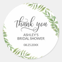 Blätter Botanisches Kranz Brautparty Vielen Dank