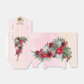 Blätter Bouquet, Burgund und Sage Geschenkschachtel (Ungefaltet)