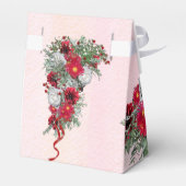 Blätter Bouquet, Burgund und Sage Geschenkschachtel (Rückseite)