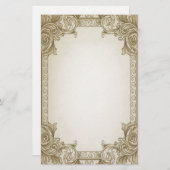 Blätter - braun briefpapier (Vorne/Hinten)