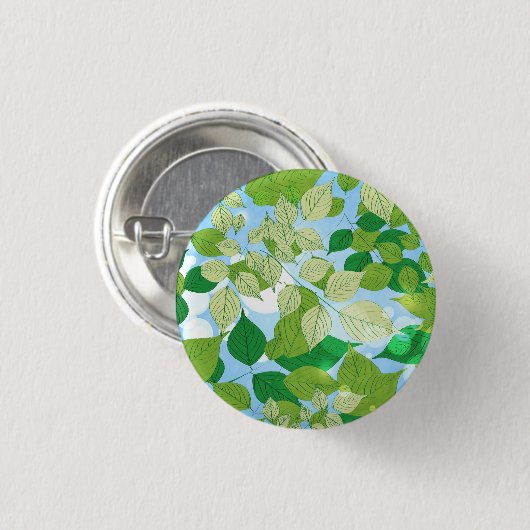 Blätter Button (Vorne & Hinten)