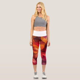 🍁-Blätter Capri Leggings