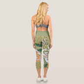 Blätter Capri Leggings (Rückseite)