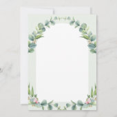 Blätter Chalice First Heilige Kommune Einladung (Rückseite)