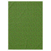 Blätter, Cones & Berries auf Green Tischdecke (Vorderseite)