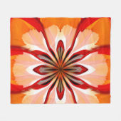 Blätter der Blume Fleecedecke (Vorderseite (Horizontal))