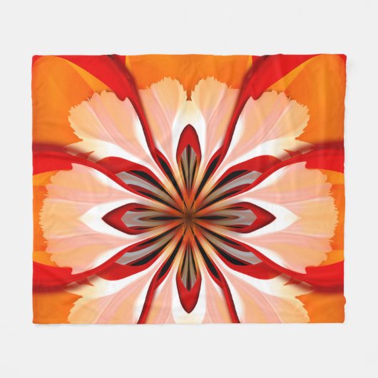 Blätter der Blume Fleecedecke (Vorderseite (Horizontal))