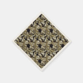 Blätter der Bronze Serviette (Ecke)