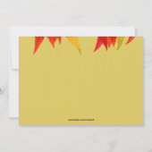 Blätter der Faltschachtel Einladung (Rückseite)