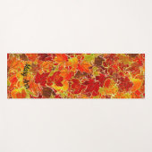 Blätter der Glittery Maple im Herbst/Herbst Yogamatte (Vorderseite (Horizontal))