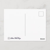 Blätter der Gold Postkarte (Rückseite)