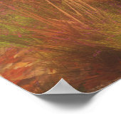 Blätter der Golddruckwerbung Poster (Ecke)