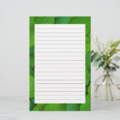 Blätter der Heiligen Basil Tulsi Grüne Münze Briefpapier (Stehend Vorderseite)