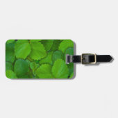 Blätter der Heiligen Basil Tulsi Grüne Münze Gepäckanhänger (Vorderseite horizontal)