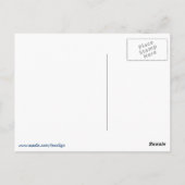 Blätter der Heiligen Basil Tulsi Grüne Münze Postkarte (Rückseite)