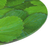Blätter der Heiligen Basil Tulsi Grüne Münze Schneidebrett (Ecke)