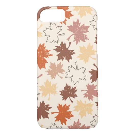 Blätter der Herbstmaple, Blumenmuster Case-Mate iPhone Hülle (Rückseite)