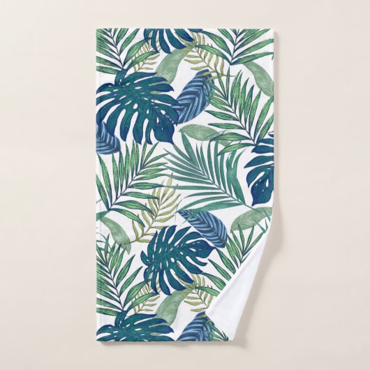 Blätter der Küstenpalme Badhandtuch Set (Handtuch)