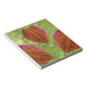 Blätter der Liebe der Natur Notizblock (angewinkelt)