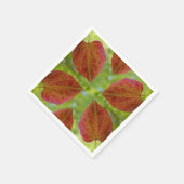 Blätter der Liebe der Natur Serviette (Ecke)