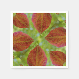 Blätter der Liebe der Natur Serviette