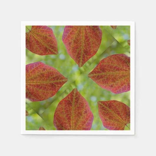 Blätter der Liebe der Natur Serviette (Vorderseite)