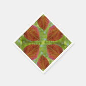 Blätter der Liebe der Natur Serviette (Ecke)