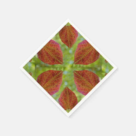 Blätter der Liebe der Natur Serviette (Ecke)