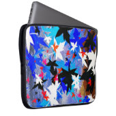 Blätter der Mondlichtkunst Laptopschutzhülle (Vorne Rechts)