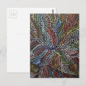 Blätter der Multicolor-Buschmedizin Postkarte (Vorne/Hinten)