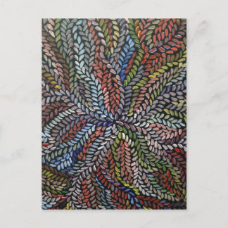 Blätter der Multicolor-Buschmedizin Postkarte