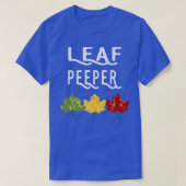 Blätter der Pächter Herbst-Peeping-Fall T-Shirt (Design vorne)