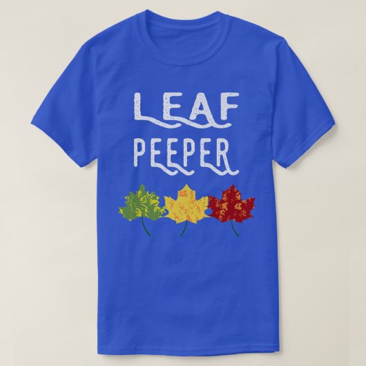Blätter der Pächter Herbst-Peeping-Fall T-Shirt (Design vorne)