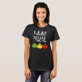 Blätter der Pächter Herbst-Peeping-Fall T-Shirt (Vorne ganz)