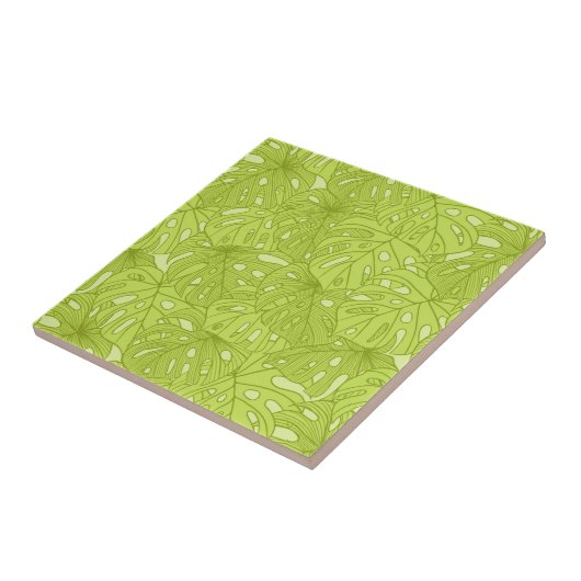 Blätter der Palme Fliese (Seite)