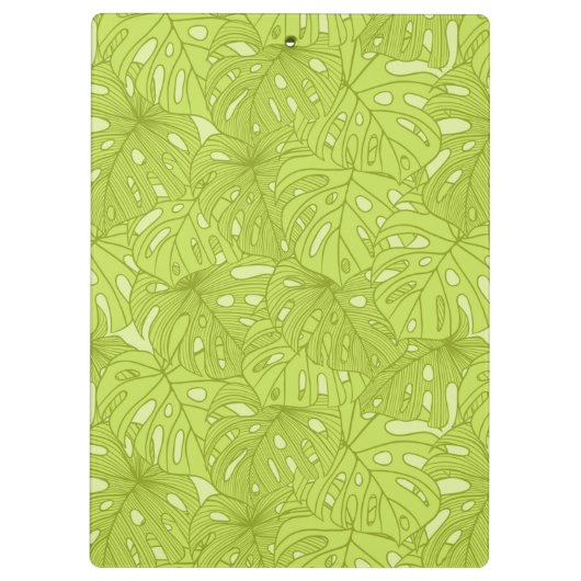 Blätter der Palme Klemmbrett (Rückseite)