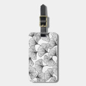 Blätter der Rose Gepäckanhänger (Vorderseite vertikal)