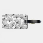 Blätter der Rose Gepäckanhänger (Rückseite horizontal)