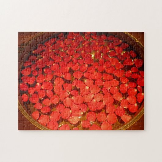 Blätter der Rose Puzzle (Horizontal)